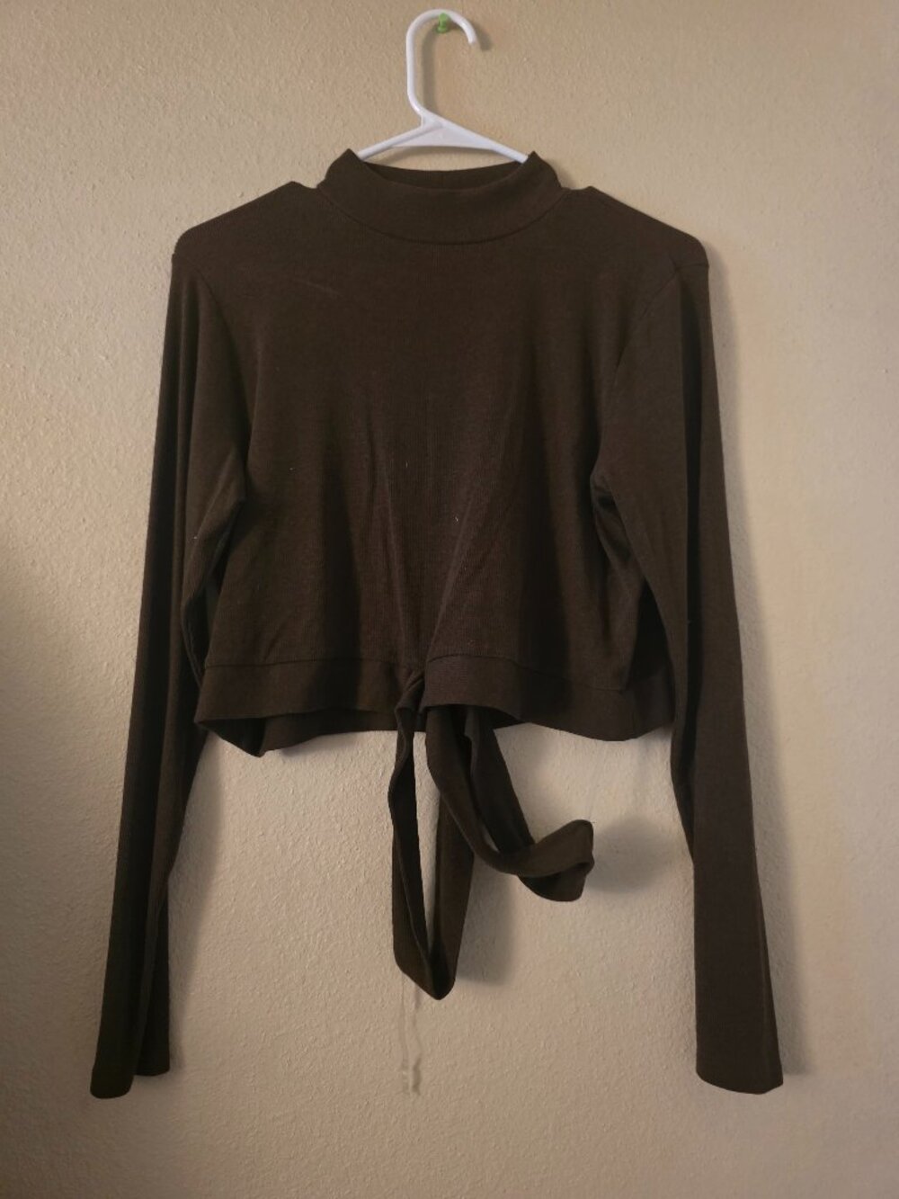 Fashion Nova Size 2X Brown Top Cut Outs